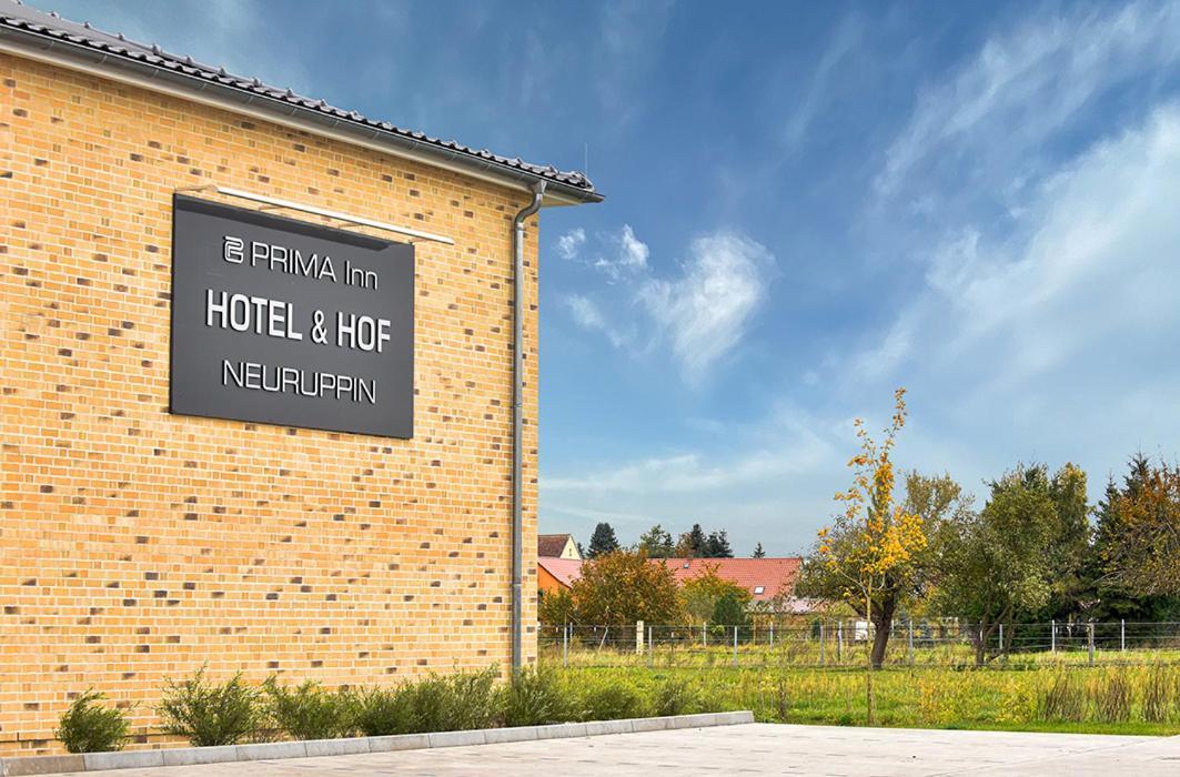 Prima Inn Hotel & Hof Neuruppin - Digitales & Rezeptionsloses Motel Exterior photo